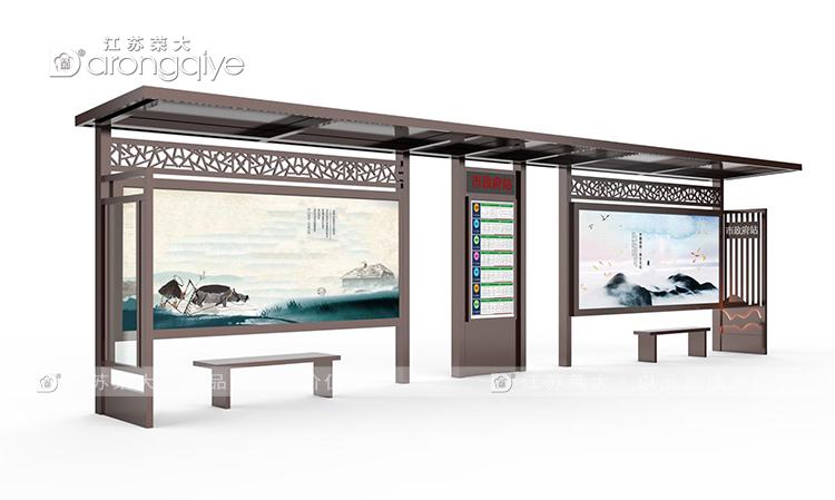 免費設計公交站臺廠家配圖一