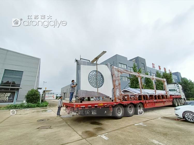 安徽仿古候車亭發貨配圖一